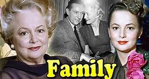 Olivia de Havilland Family With Daughter,Son and Husband Pierre Galante 2020