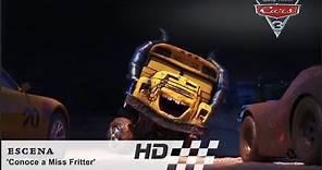 Cars 3 de Disney•Pixar | Clip: 'Conoce a Miss Fritter' | HD