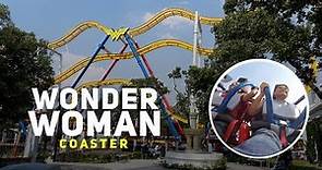 'Wonder Woman Coaster' en Six Flags México (Recorrido Completo)
