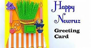 How to make Nowruz Mubarak Card/Persian,Parsi New year Card Making