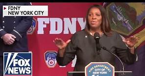 New York Attorney General Letitia James booed in New York City