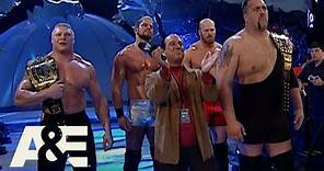 Brock Lesnar vs. Roman Reigns: The Paul Heyman Factor | WWE Rivals | A&E