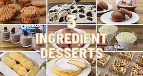 11 Easy 3-Ingredient Desserts