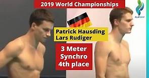 2019 Patrick Hausding & Lars Rudiger - Germany - 5154b - World Diving Championships