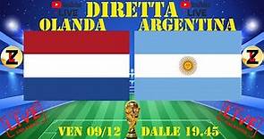 OLANDA - ARGENTINA LIVE!! (Diretta Streaming)