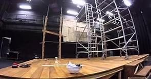 Behind The Scenes | Black Box Theatre Set Up - Time Lapse