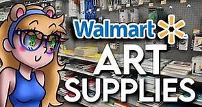 Walmart ART SUPPLIES for BEGINNERS!
