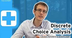 Discrete Choice Analysis: Causal Inference Bootcamp