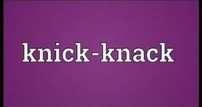 Knick-knack Meaning