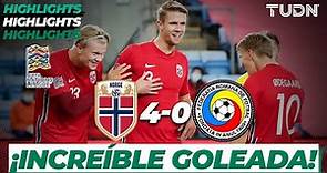 Highlights | Noruega 4-0 Rumania | UEFA Nations League 2020 | TUDN