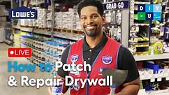 How to Patch and Repair Drywall | DIY-U by Lowe's