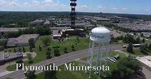 Great Aerial footage from drone View of Plymouth, Minnesota