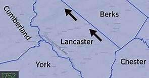 The history of Lancaster County's borders