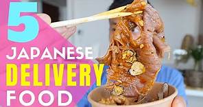 My Favorite Japanese Home Delivery Foods in Tokyo