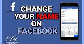 How to Change Your Name on Facebook Mobile App