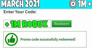 *MARCH 2021* ALL NEW PROMOCODES IN ROBLOX (WORKING)