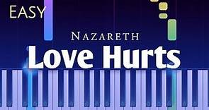 Nazareth - Love Hurts - EASY Piano TUTORIAL by Piano Fun Play