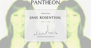 Jane Rosenthal Biography - American film producer