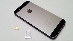 iPhone SE & 5S HOW TO: Insert / Remove a SIM Card