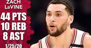 Zach LaVine drops 44 points, including 27 in the first half, vs. Cavaliers | 2019-20 NBA Highlights
