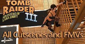 Tomb Raider 3 - All Cutscenes and FMVs in HD 1080p