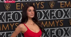 Camila Morrone rocks her red hot ensemble at the Emmys 2024
