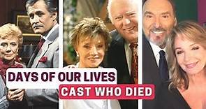 Days of Our Lives Star Who Sadly Died! (1965 - 2023)