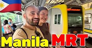 Surviving public transportation in the Philippines 🇵🇭(first time taking the Metro in Manila)