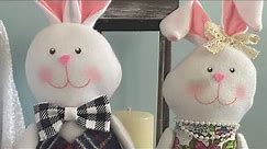 Dollar Tree Bunnies transformed in time for Spring
