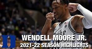 Wendell Moore Jr. Regular Season Highlights | Duke Forward