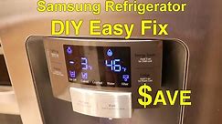 Samsung Refrigerator Isn't Cooling - How To Fix RS265