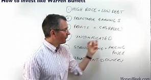 How to invest like Warren Buffett - MoneyWeek Investment Tutorials