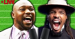 4th&1 LIVE with Cam Newton & Warren Sapp Squash the BEEF | SUPER BOWL DAY 2