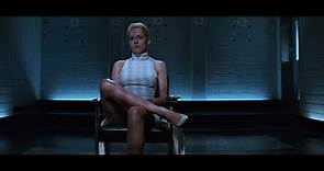 Sharon Stone Leg Crossing Scene in 4K on Basic Instinct
