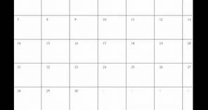 Free 2016 Monthly Calendar Printable