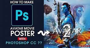 Avatar 2 Movie Poster in Photoshop | Movie Poster | Dr. creation
