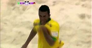 Golaço de Bruno Xavier para a Seleção Brasileira de Futebol de Areia