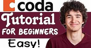 Coda Tutorial For Beginners - How To Use Coda