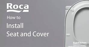 Roca Seat and Cover Installation | 樂家廁板及背板安裝 (中文字幕)