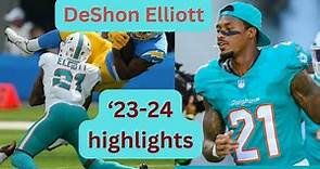 Deshon Elliott '23 Dolphins highlights - The Enforcer
