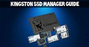 Kingston SSD Manager Installation 2020