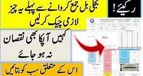 Pakistan Electricity bill explained | MEPCO online bill | All About MEPCO bill