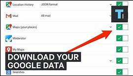 How to download all of your Google data