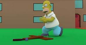 3D Simpsons - Fiddle dee dee