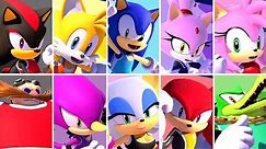 Mario & Sonic at the Olympic Games Tokyo 2020 - All Team Sonic Characters