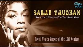 Great Women Singers: Sarah Vaughan (1985) | Full Concert