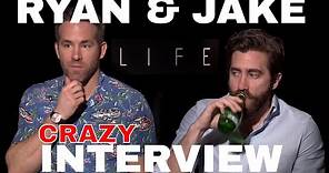 Ryan Reynolds & Jake Gyllenhaal HILARIOUS interview for LIFE film