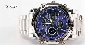 Stauer Blue Stone Chronograph Watch