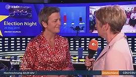 ZDF heute - Live Live aus dem ZDF-Wahlstudio die...