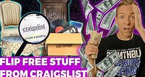 Reselling Free Stuff From Craigslist for Infinite Profit